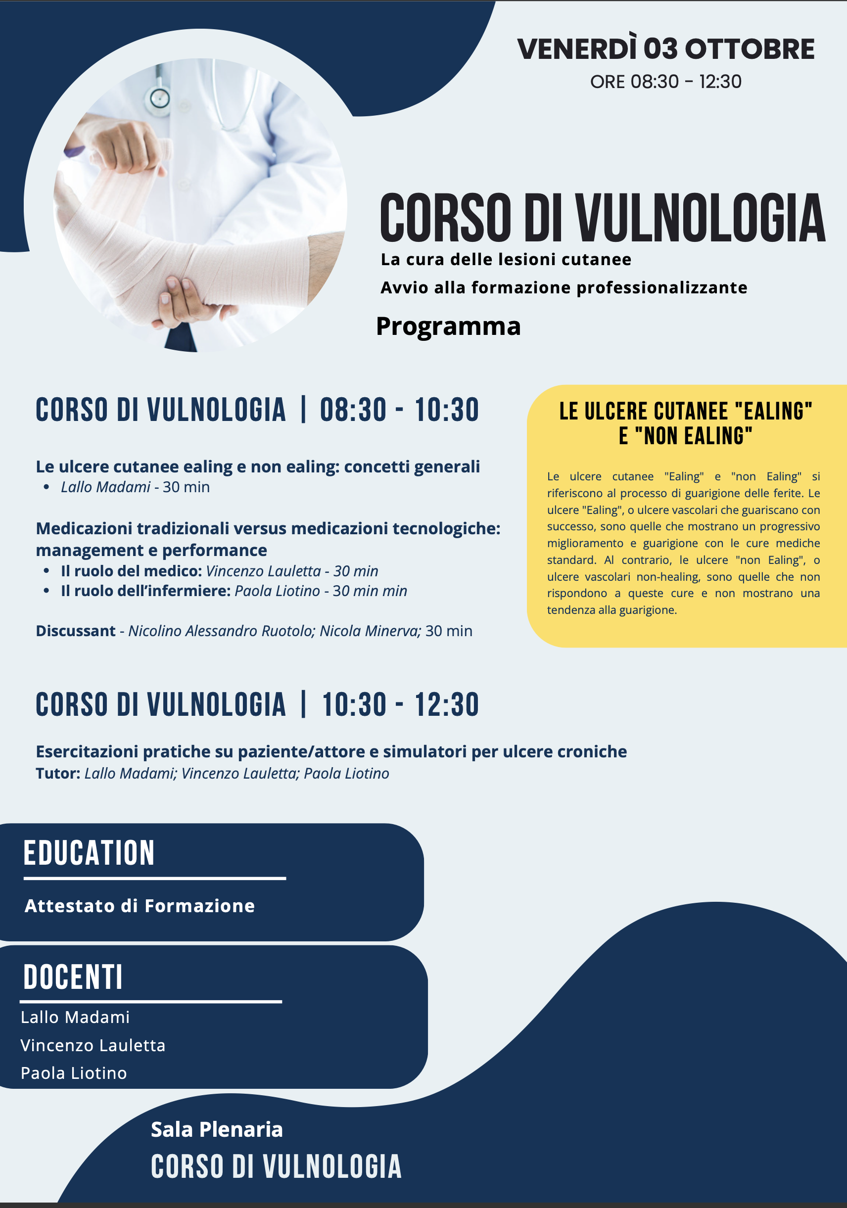 CORSO DI VULNOLOGIA - 13° CONGRESSO NAZIONALE SIICP_img